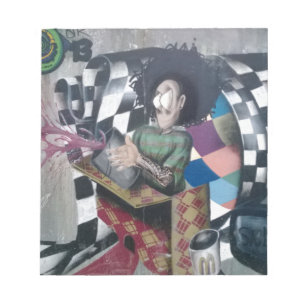 Abstracte Graffiti Kunstwerk Notitieblok