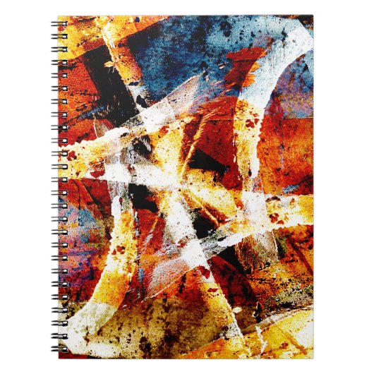 Abstracte graffiti notitieboek (Voorkant)