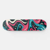 Abstracte graffiti persoonlijk skateboard (Horizontaal)