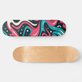 Abstracte graffiti persoonlijk skateboard (Horizontaal)