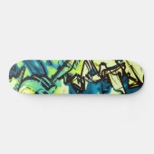 Abstracte graffiti persoonlijk skateboard (Horizontaal)