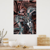 Abstracte graffiti poster (Keuken)