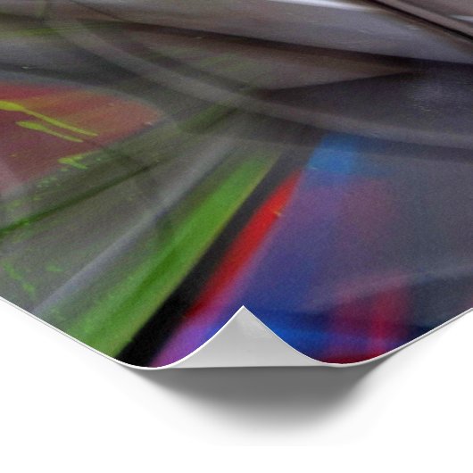 Abstracte graffiti poster (Hoek)