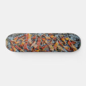 Abstracte graffiti-Schaats in steden Skateboard (Horizontaal)