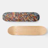 Abstracte graffiti-Schaats in steden Skateboard (Horizontaal)