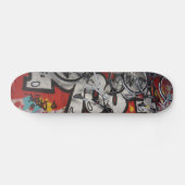 Abstracte graffiti - skateboard (Horizontaal)