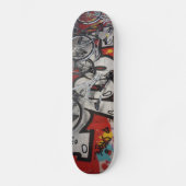 Abstracte graffiti - skateboard (Voorkant)