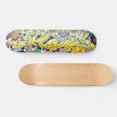 Abstracte Graffiti-skateboards in amuck Skateboard (Horizontaal)