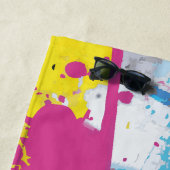 Abstracte Graffiti Spat Urban Pop Art Strandlaken (In situ)