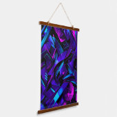 Abstracte Graffiti Street Swirl Hangend Wandkleed (Gebogen)