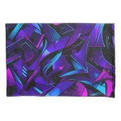 Abstracte Graffiti Street Swirl Kussensloop (Voorkant)