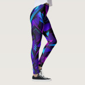 Abstracte Graffiti Street Swirl Leggings (Rechts)
