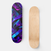 Abstracte Graffiti Street Swirl Persoonlijk Skateboard (Voorkant)