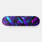 Abstracte Graffiti Street Swirl Persoonlijk Skateboard (Horizontaal)
