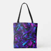Abstracte Graffiti Street Swirl Tote Bag (Achterkant)