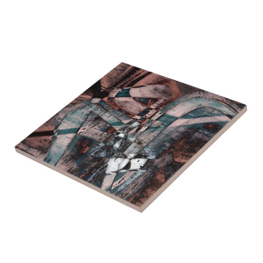 Abstracte graffiti tegeltje (Zijkant)