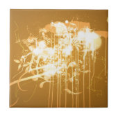 Abstracte graffiti tegeltje (Voorkant)