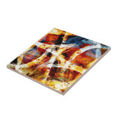 Abstracte graffiti tegeltje (Zijkant)