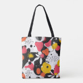 Abstracte graffiti tote bag (Achterkant)