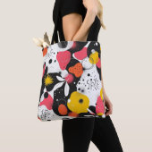 Abstracte graffiti tote bag (Dichtbij)