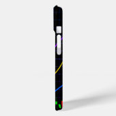 Abstracte grafiek van aandelencandlesticks op zwar Case-Mate iPhone case (Achterkant / Links)