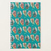 Abstracte grafische cactus Succulent Patroon Planner (Voorkant)