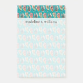 Abstracte grafische cactus Succulent Patroon Post-it® Notes (Voorkant)