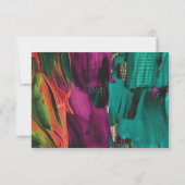 Abstracte grafische kaart voor acrylverf (Achterkant)