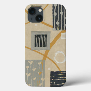 Abstracte grafische tegels iPhone 13 hoesje