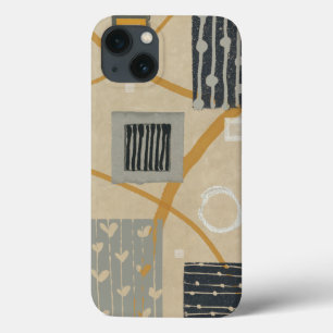 Abstracte grafische tegels iPhone 13 hoesje
