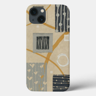 Abstracte Grafische Tegels iPhone 13 Hoesje