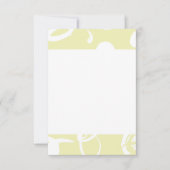 Abstracte grafische tekens Flat Note Card Notitiekaartje (Voorkant)