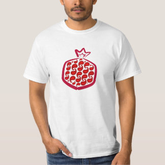Abstracte granaatappel t-shirt