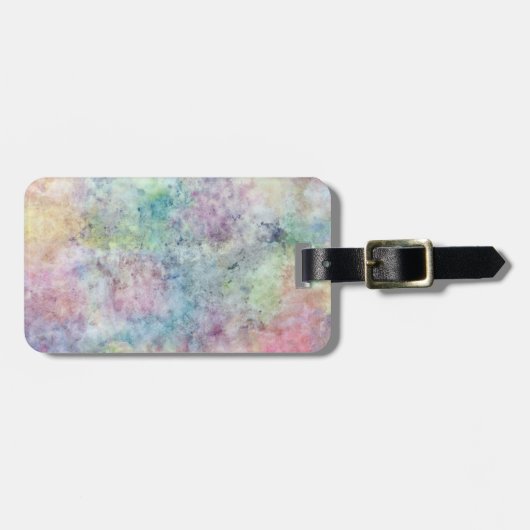 abstracte gratis tekening uit de waterverf bagagelabel (Voorkant horizontaal)