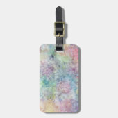 abstracte gratis tekening uit de waterverf bagagelabel (Voorkant verticaal)