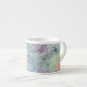 abstracte gratis tekening uit de waterverf espresso kop (Voorkant rechts)