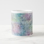 abstracte gratis tekening uit de waterverf grote koffiekop (Voorkant)