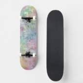 abstracte gratis tekening uit de waterverf skateboard (Voorkant)
