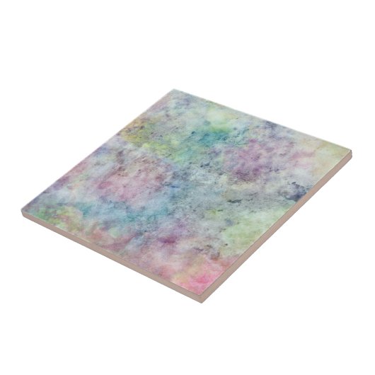 abstracte gratis tekening uit de waterverf tegeltje (Zijkant)