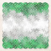 Abstracte Grayromantische Pride Vlag Kartonnen Onderzetters (Voorkant)
