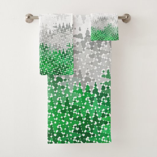 Abstracte grayromantische vlag bad handdoek (Insitu)