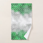 Abstracte grayromantische vlag bad handdoek (Handdoek)