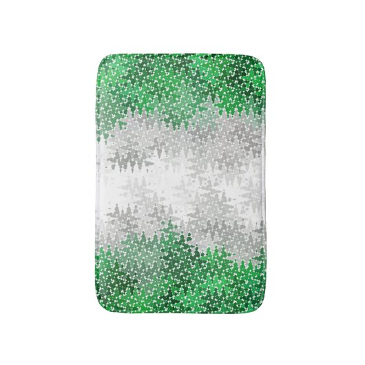 Abstracte grayromantische vlag badmat (Voorkant Verticaal)