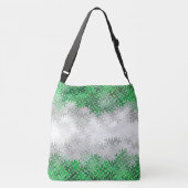 Abstracte grayromantische vlag crossbody tas (Achterkant)