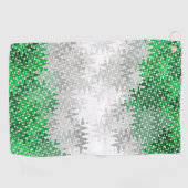 Abstracte grayromantische vlag golfhanddoek (Horizontaal)