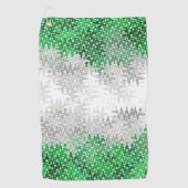 Abstracte grayromantische vlag golfhanddoek (Voorkant)