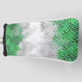 Abstracte grayromantische vlag golfheadcover (Voorkant)