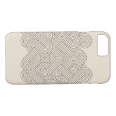 Abstracte grens Case-Mate iPhone case (Achterkant (Horizontaal))