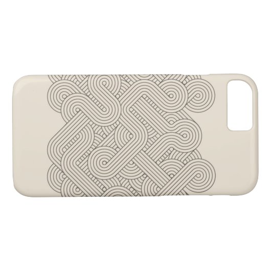 Abstracte grens Case-Mate iPhone case (Achterkant (Horizontaal))