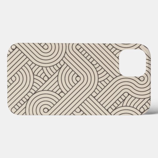 Abstracte grens Case-Mate iPhone case (Achterkant (horizontaal))